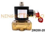 2W200-20 Brass Normal Closed Solenoid Valve 2/2 Way 12V 24V 110V 220V