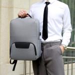 Usb Charging Men Smart Business Backpack Waterproof Anti Theft Laptop Backpack