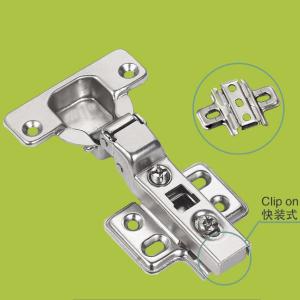 China Guangzhou manufacturer cabinet hardware half overlay two way hinge factory