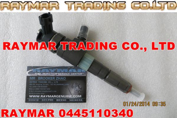 BOSCH common rail injector 0445110340 for Ford AV2Q-9F593-BA, Peugeot Citroen