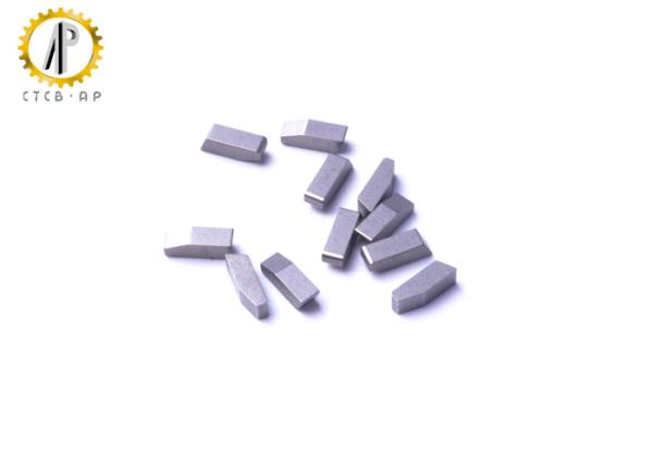 Fine Grain Size Tungsten Carbide Saw Tips For Slitting Saw Cutters Long Life