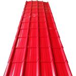 Color Coated PPGI Corrugated Sheet 1400mm - 1799mm Corrugated Metal Roof Panels