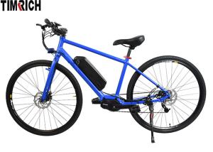 China 9 Gear Speeds Electric Battery Powered Bike 350W TM-KV-7010 With Middle Motor factory