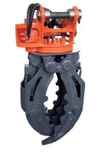 China Volvo EC120 EC140 JCB SUNWARD Excavator Grab Grapple Hydraulic Clamp 360° Rotating factory
