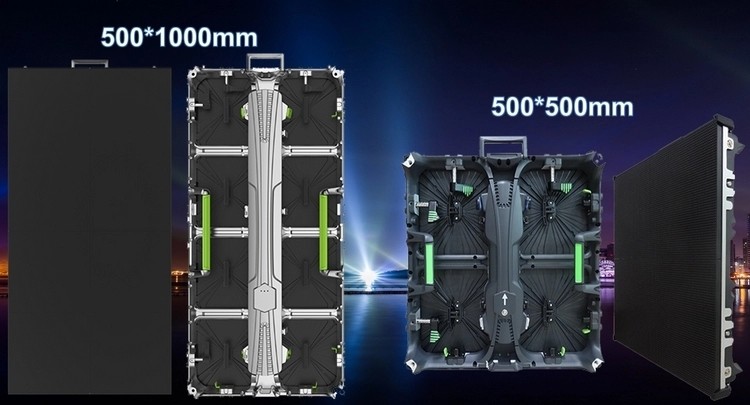 Full Color 3840Hz P2.97 Indoor Rental LED Display With 500x1000mm Cabinet