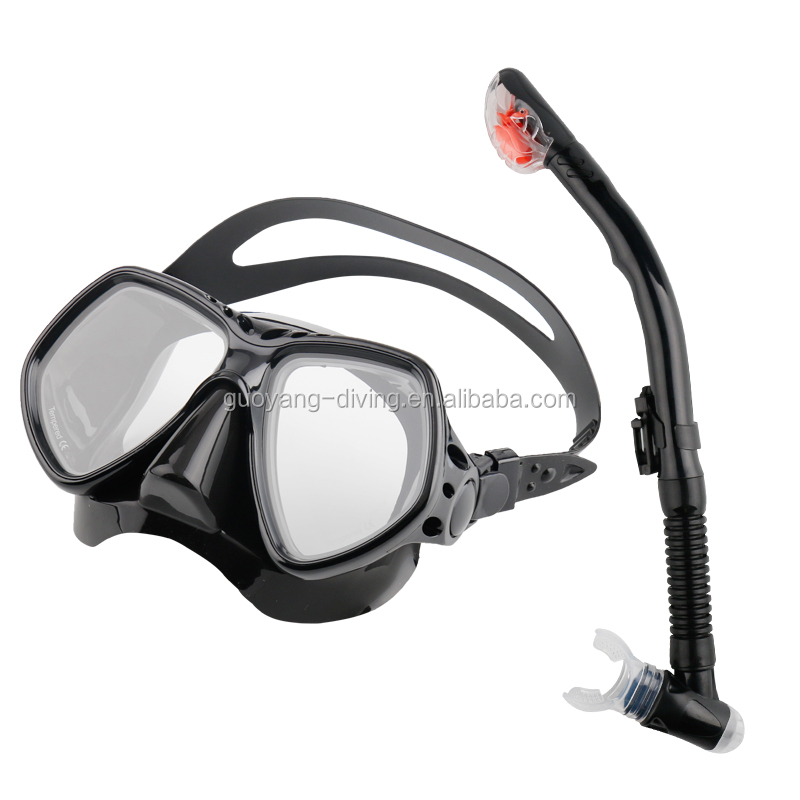 Silicone Skirt Ladies Snorkel Set Dry Top Diving Mask Set Scuba Diving Equipment
