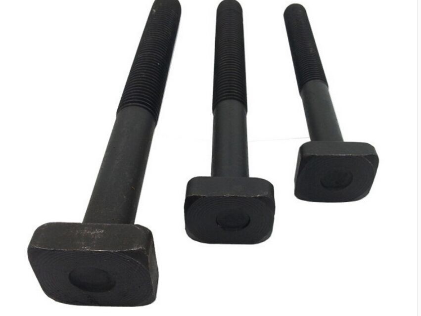 Wholesale High Carbon steel Grade 8 Black Galvanized Round Head Square head T Bolt