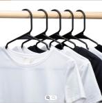 16.2 Inches Black Plastic Tubular Hangers