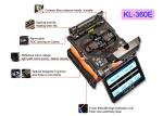 FTTH Handheld Fiber Optic Tools Splicer Electric Fusion Machine KL-630E Optical