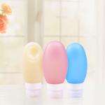Odorless 100ml Silicone Travel Bottles With Suction Cup