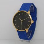 Fashion watch , Wrist watch with Japan Movement Perlon Strap Stainless steel
