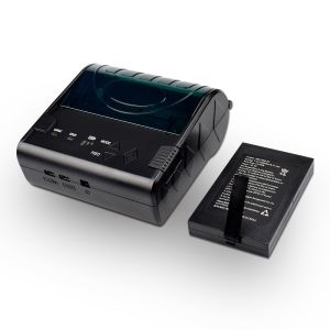 80mm Compact Portable Wireless Printers Bluetooth / USB / RS232 Interface