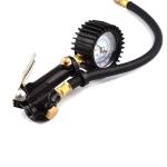 200 PSI Gun Air Chuck Gauge Inflator Hose Pressure Gauge Mechanical Bottom Mount