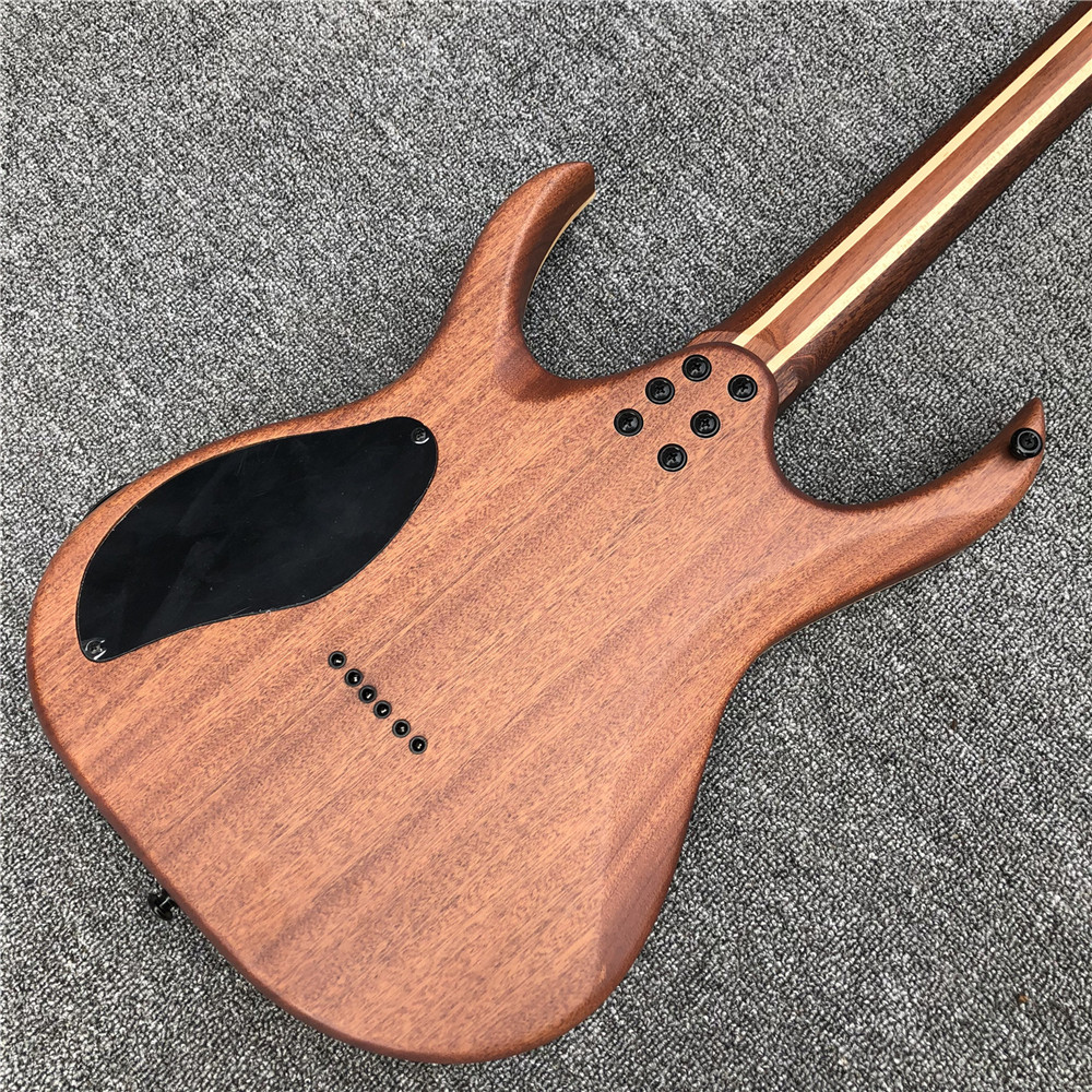 Maple top Mayones 6 Strings Electric Guitar,New Ebony Fretboard Neck through body Custom WO logo Mayone Guitar