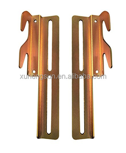 China Metal Bed Frame Headboard Hooks Conversion Bracket Punching with Galvanized Structure factory