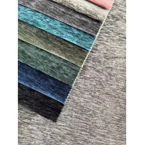 Wrinkle Resistant Chenille Sofa Fabric 500gsm For Wildely Use