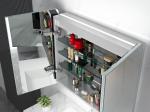 Bathroom Mirrored Cabinet with Drawers and LED Light The Perfect Storage
