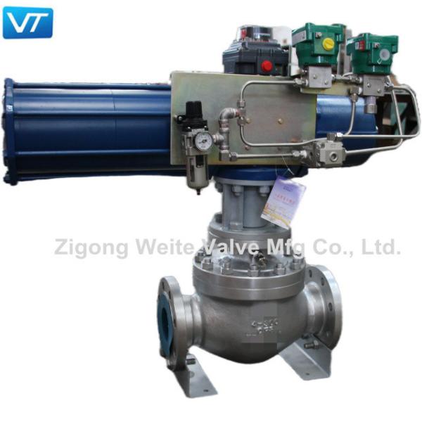 4'' 300LB Body CF3 SDV Shutdown Valve Pneumatic Actuator Water Oil Gas