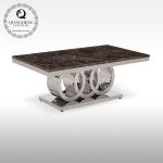 130x70x45cm SS Coffee Table 20mm Marble Top Living Room Tables
