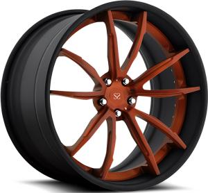 China Brushed Bronze 19inch Concave 2Piece Forged Rims For Mclaren 570s 20inch Staggered factory