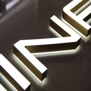 China Wholesale High Quality Acrylic Front And Back Lighting Outdoor Luminous Storefront 3d Led Indoor Wall Back-Lit Decoration factory