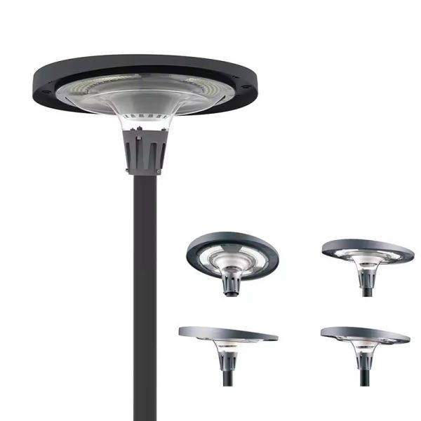 China Rgb Changing Color UFO Solar Powered Led Gate Light Garden Light  factory