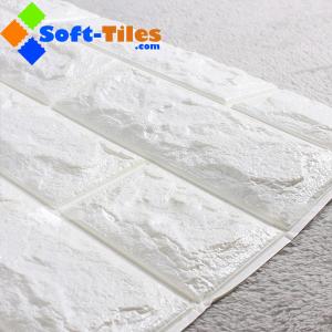 China White 70x77cm Xpe Foam Wall Stickers 3d Wallpaper 4mm Thickness factory