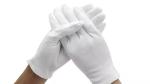 Wholesale Industrial Usework White Cotton Working Gloves For Packaging Anti