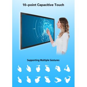 43" Wall Mount Android Wifi Digital Signage Display with CMS Cloud Server