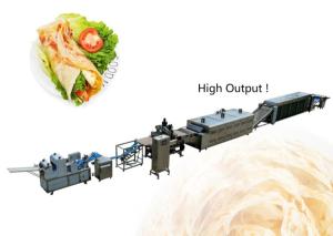 China 3800pcs/h Commercial Tortilla Machine , 270mm Commercial Flour Tortilla Maker factory