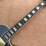 LP Custom Shop Black Color Electric Guitar EBONY Fretboard Binding frets Golden