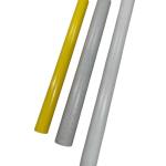 High Strength Pultruded Fiberglass Tube Handle For Golf Course Bunker Rake