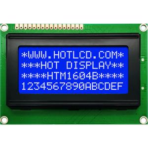China COB 16X4 Character LCD Module LCD With White Side Backlight HTM1604B factory