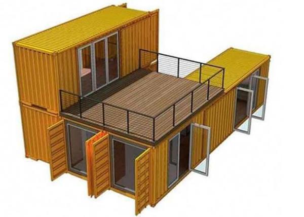 Topshaw Container House Luxury 40ft Prefab Shipping Container Houses with