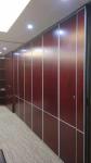 Melamine Surface Operable Sliding Doors / Folding Room Dividers for Hotel