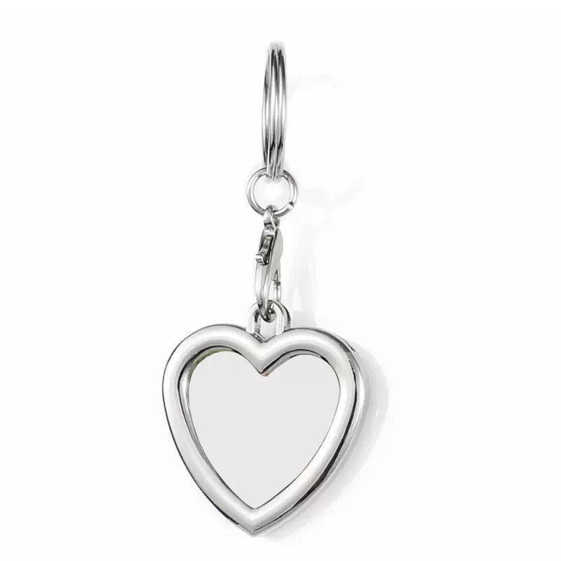 DIY Keyring Personalized Sublimation Photoframe Keyrings Printable Pendant Keychains Ornaments