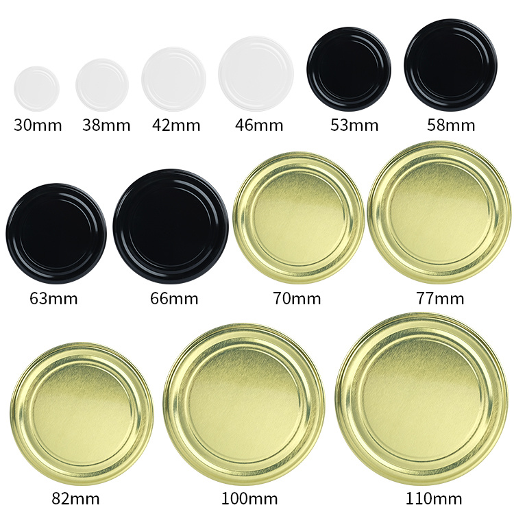 Hot Selling Canning Jar Anti Leak Varies Size Tinplate Lug Cap