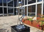 Stainless Steel Metal Figure Sculpture Mirror Polished For Home Decoration