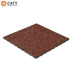 China Practical Rubber Fitness Mat Soundproof , Anti Slip Gym Flooring For Garage factory