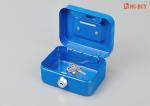 Small Portable Coin Saving Money Safe Box / Cash Money Box With Lock
