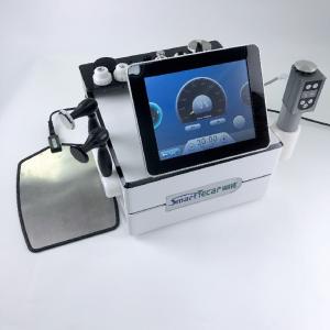 China Radio Frequency 80MM Handle Tecar Therapy Machine For Clinic Sport Injury Muscle Problem factory
