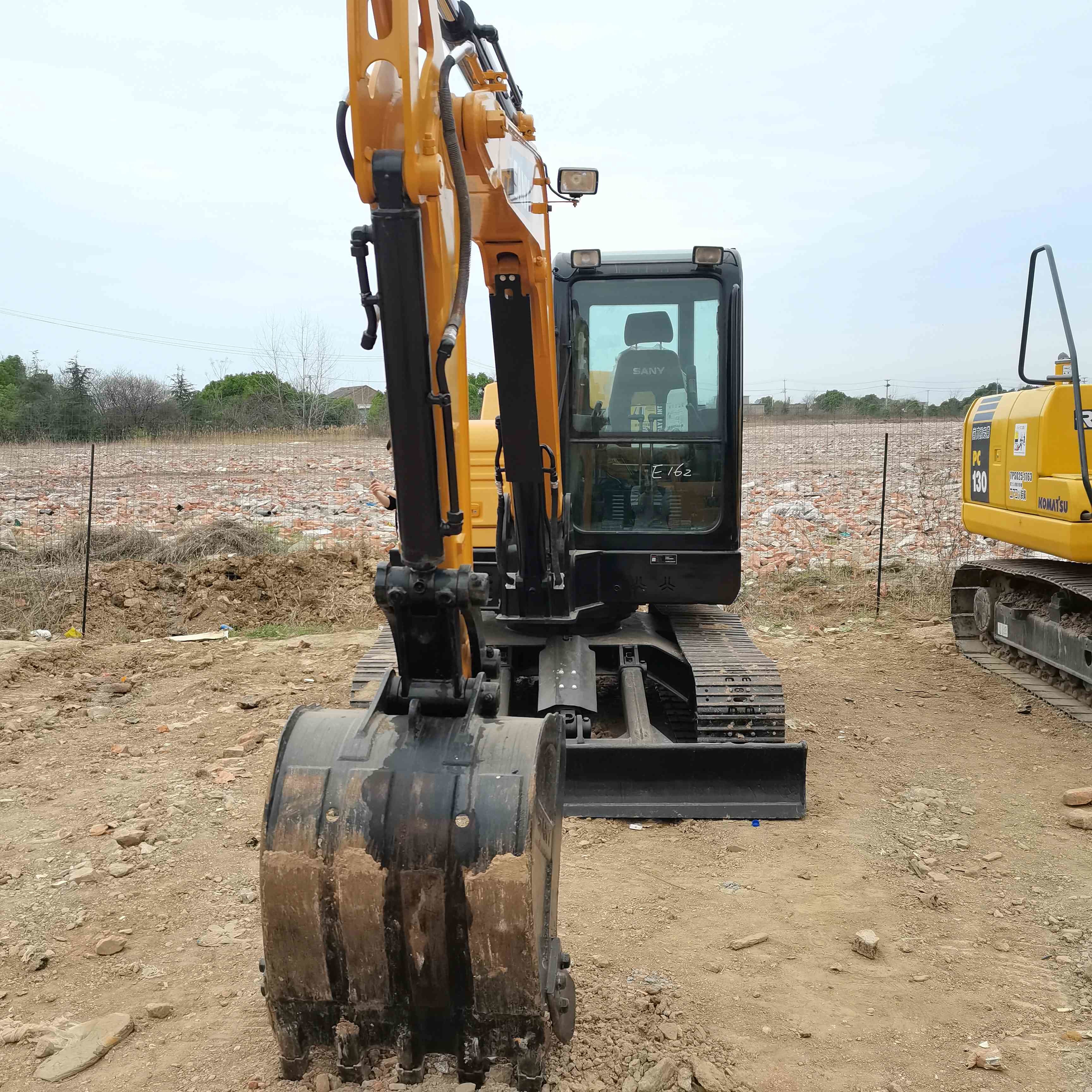 Used SANY Digger SY60 Secondhand 6ton Small Type Mini Crawler Excavator
