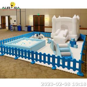 China Customized Kids Play Blue Soft Ball Pit Indoor Soft Play Equipment Digitial Printing factory
