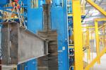 Sa2.5 Hanging Chain Catenary Shot Blasting Equipment For Brakes Cleaning