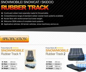 China ASV rubber track/Rubber Tracks for Skid Steer Loader Snowmobile Rubber Track factory