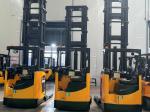 Snsc 1500kg 2000kg Electric Reach Truck Forklift Double Scissor Reachtruck