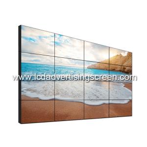 China 5x5 LCD Video Wall Advertisement Display 3.8mm 500cd Landscape Narrow Bezel factory