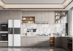 Manufacturer Customized Designs Modern MDF High Gloss Lacquer Kitchen Cabinet