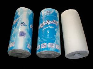 China Virgin wood pulp Kitchen Paper Towel 28cm x 11.5 cm x 2 Ply x165Sheets / Roll factory