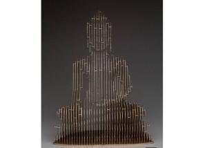 China Stainless Steel Hollow Buddha Statue For Outdoor And Indoor Decoration factory